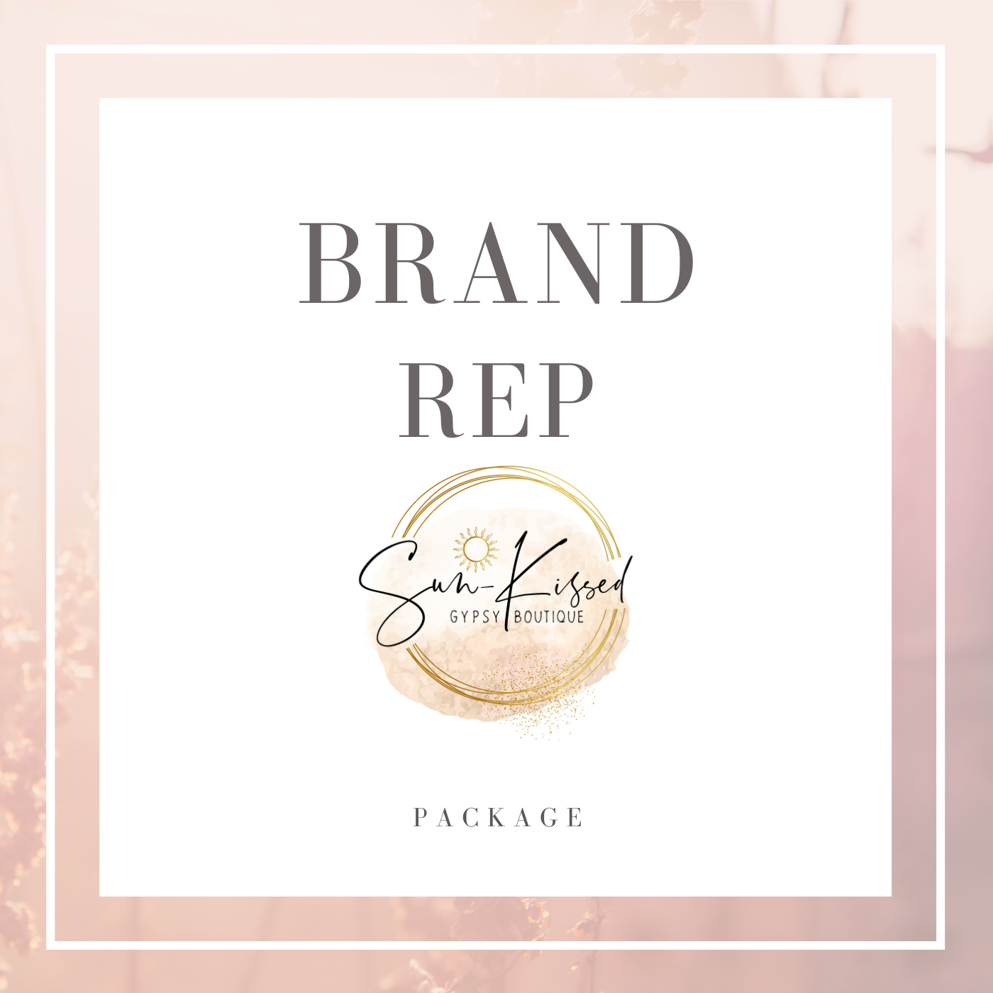 Brand Rep Package