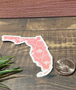Florida Strawberry Sticker