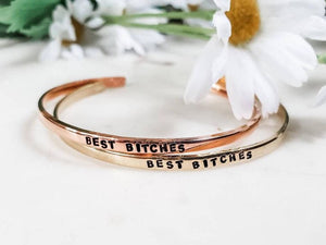 Who’s Your Girl? Best Bitches Cuff Bracelet
